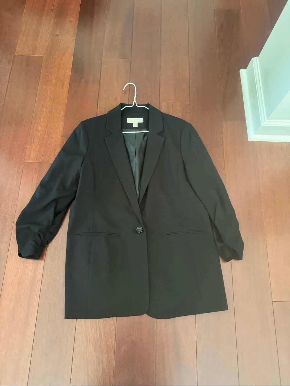 Michael Kors Black Single-Button Blazer
